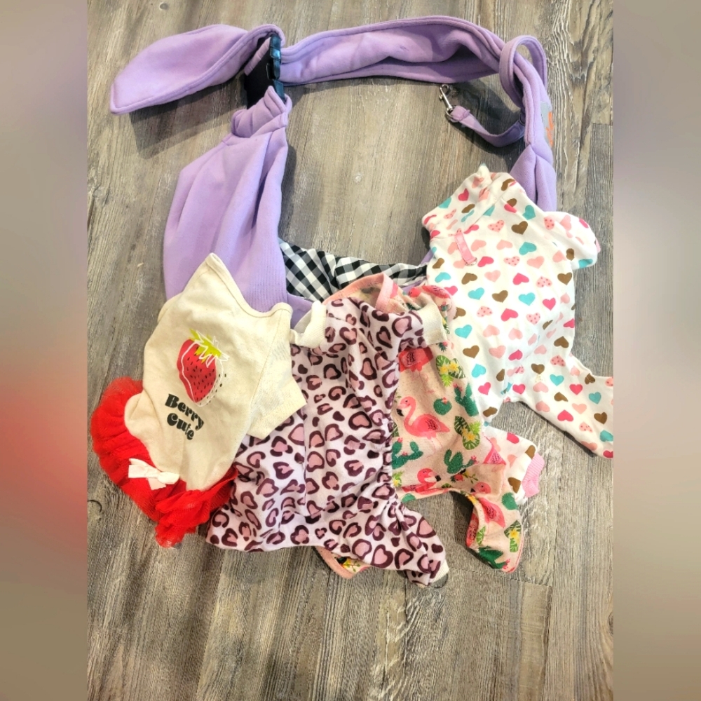 XS Pet Clothes and Pet Purse